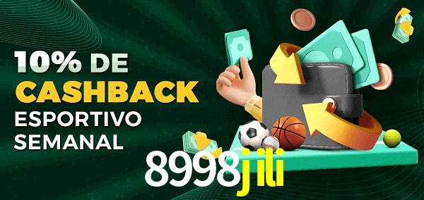 10% de bônus de cashback na 8998jili