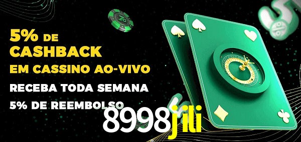 Promoções do cassino ao Vivo 8998jili